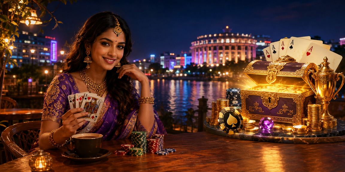 Live casino dealer engaging with players